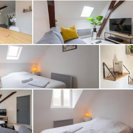 Tres Bel Proche Centre Stationnement Rue Gratuit Lejlighed *